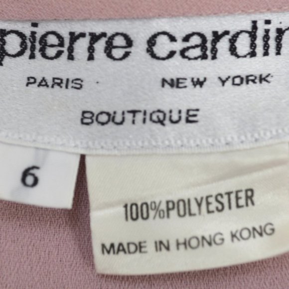 Vintage Pierre Cardin 60s Pink Skirt Suit Peplum - Picture 5 of 5